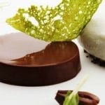 04 Cremino al cioccolato con olive nere sorbetto ai capperi