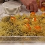 croccante di patate affumicate uova di trota fantin