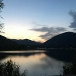 Lago di Scanno di sera