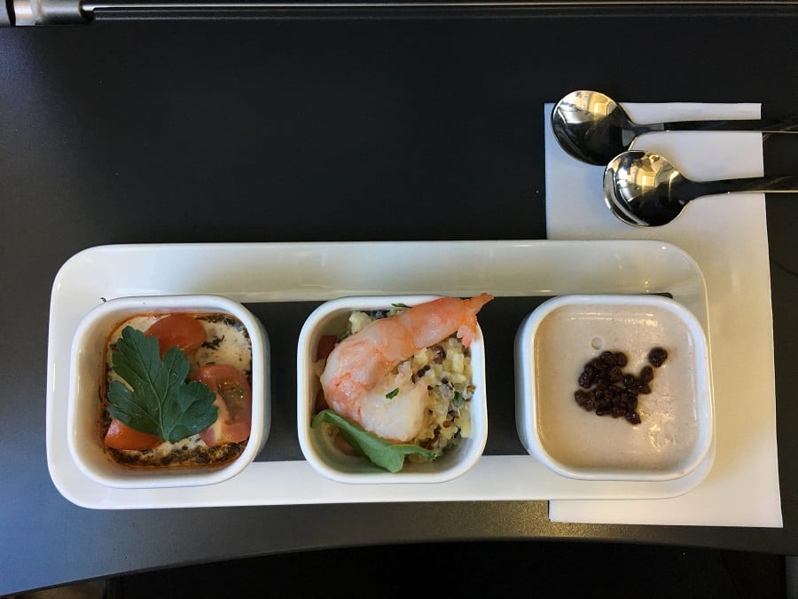 Swiss airs lunch economy