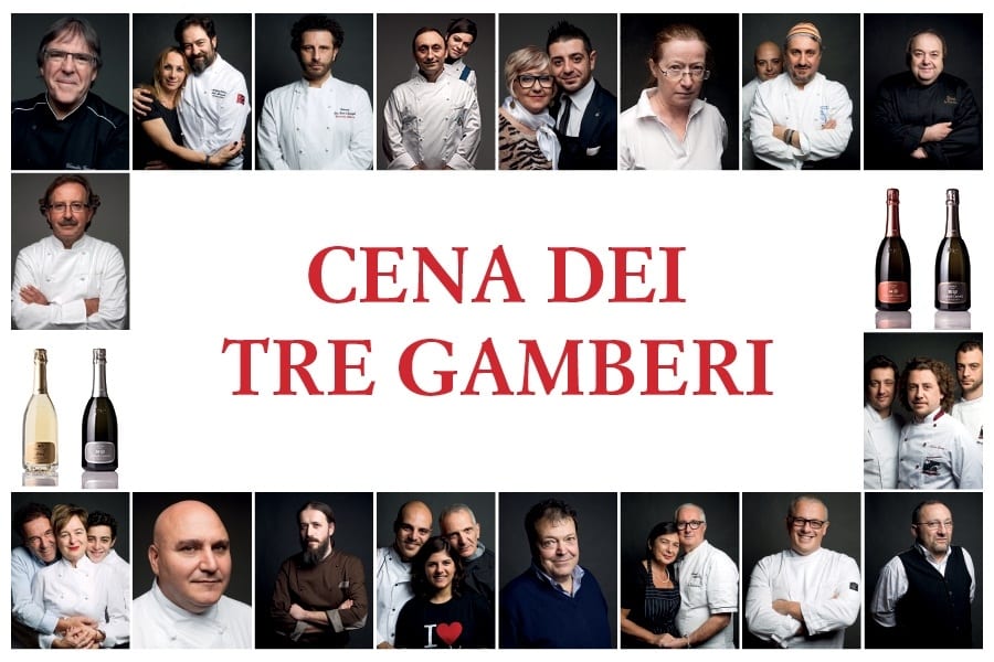 Tre Gamberi Tour 2015. Il primo appuntamento con la grande cucina tradizionale italiana: le trattorie Tre Gamberi cucinano in Franciacorta