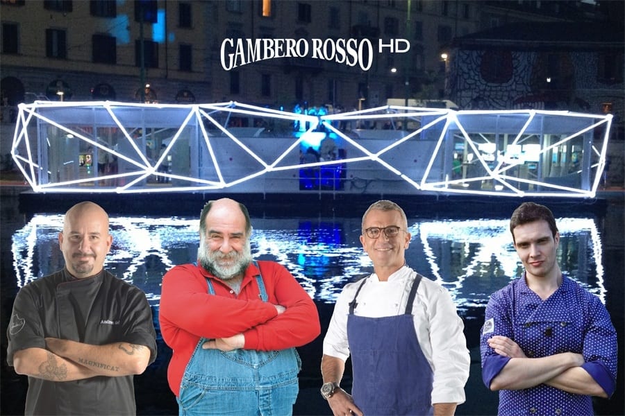 I volti di Gambero Rosso Channel protagonisti dell'estate in Darsena a Milano