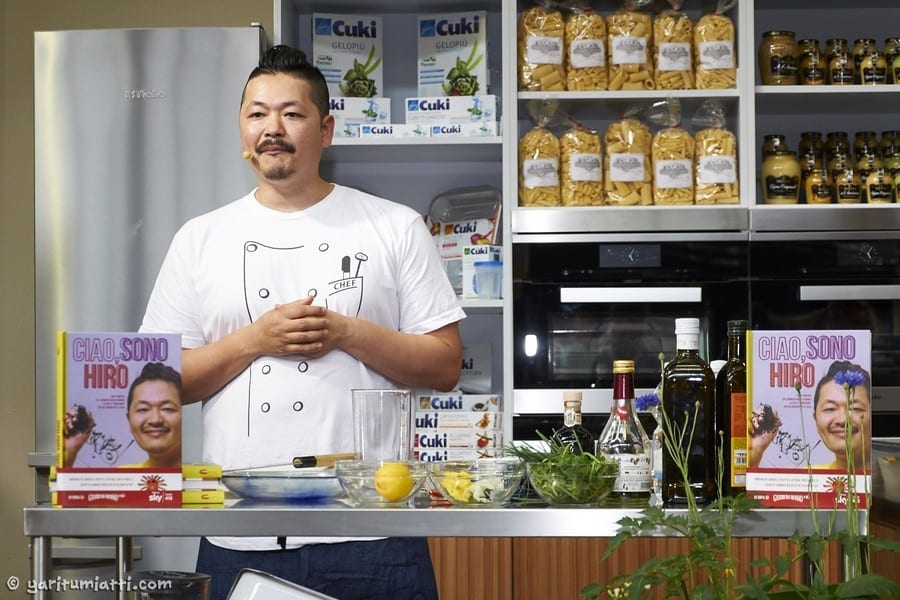 Photogallery show cooking di Hiro al Salone del libro