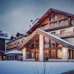 L'hotel Montana Lodge di la Thuile in inverno
