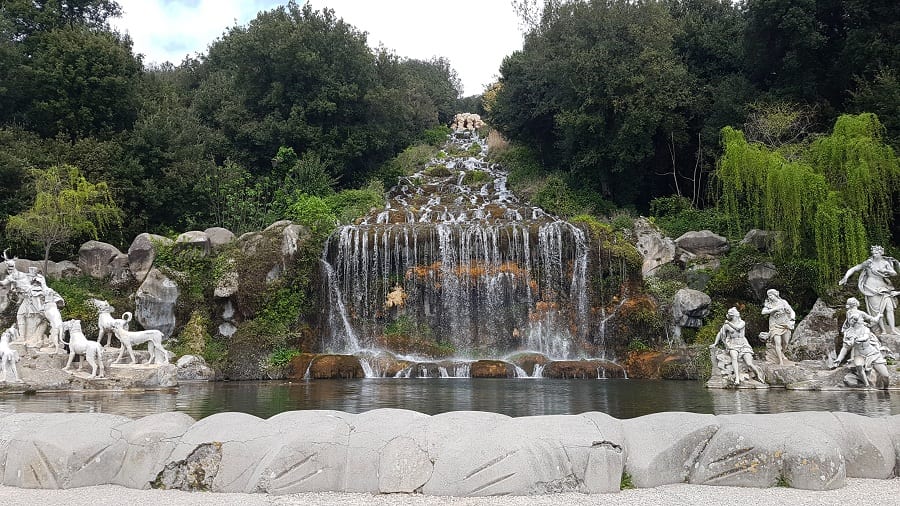 La fontana di Diana e Atteone alla Reggia di Caserta