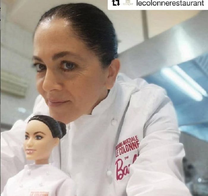 Rosanna Marziale e la sua Barbie chef