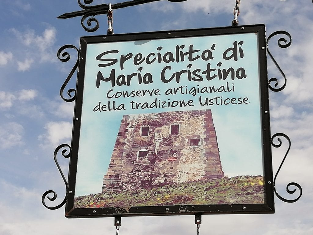 Le specialità di Maria Cristina Ustica. L'insegna